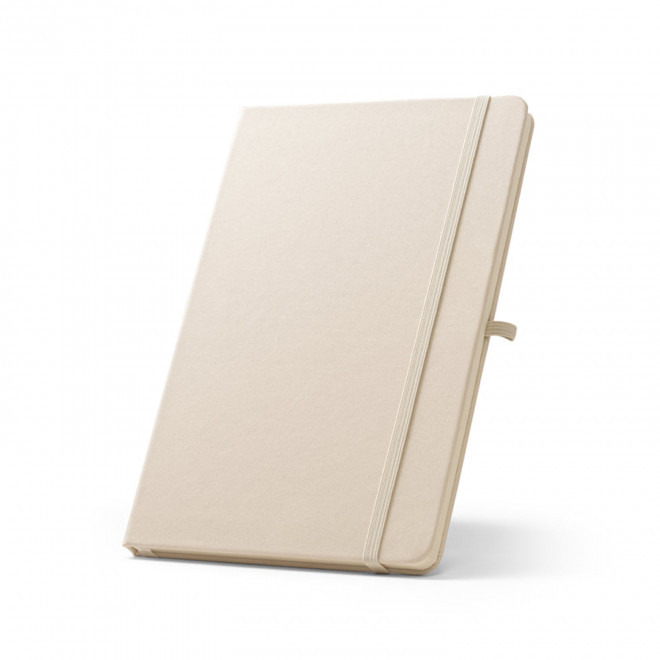 CARNET PUBLICITAIRE EN POLYESTER 'JAMSA PLUS' - blanc casse