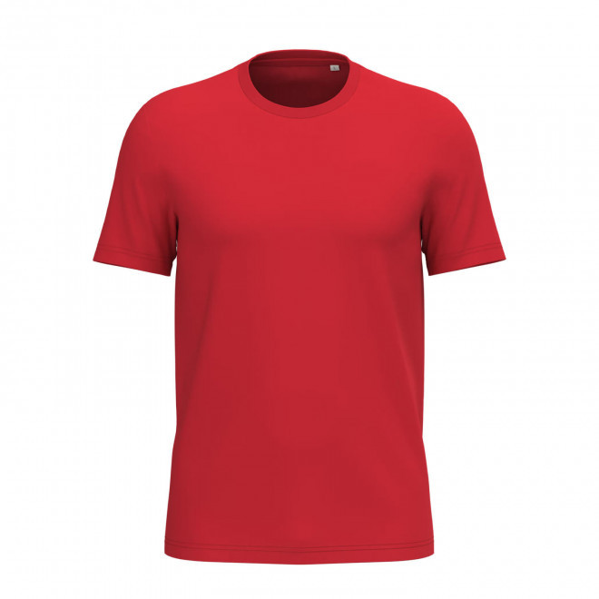 TEE-SHIRT MIXTE PERSONNALISABLE 155G 'LIGNAGE COULEUR' - rouge vif