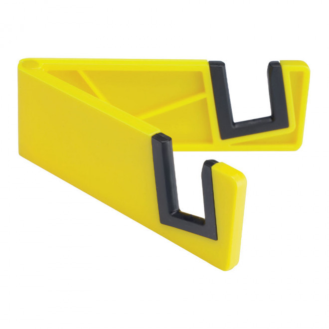 SUPPORT PUBLICITAIRE POUR TELEPHONE ET TABLETTE 'KIPLI' - jaune