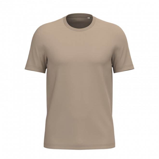 TEE-SHIRT MIXTE PERSONNALISABLE 155G 'LIGNAGE COULEUR' - sable