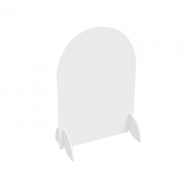 CHEVALET RIGIDE PERSONNALISABLE 'INFO ROND' - A5 portrait