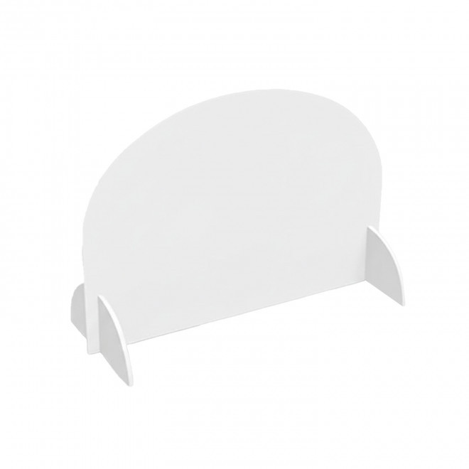 CHEVALET RIGIDE PERSONNALISABLE 'INFO ROND' - A4 paysage