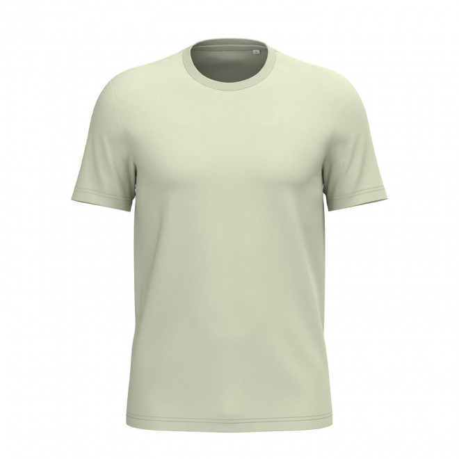 TEE-SHIRT MIXTE PERSONNALISABLE 155G 'LIGNAGE COULEUR' - vert anis