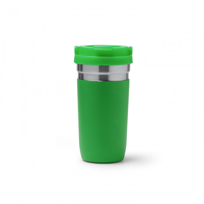 MUG ISOTHERME PERSONNALISABLE 550ML 'PIPOP' - vert