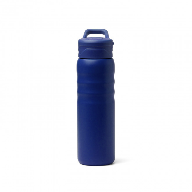 BOUTEILLE PERSONNALISABLE ISOTHERME PAILLE 710ML 'DAYLO' - bleu royal