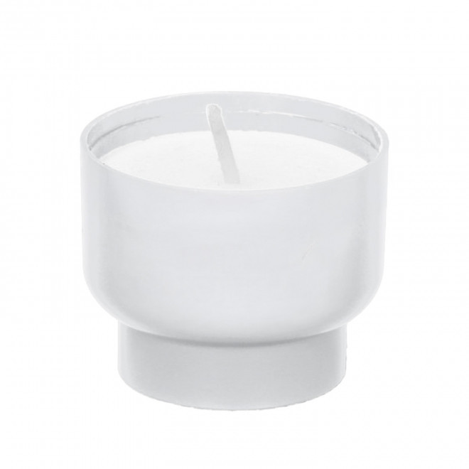 BOUGIE PERSONNALISABLE POT EN AMIDON MAIS 'MAISBOU MINI' - blanc