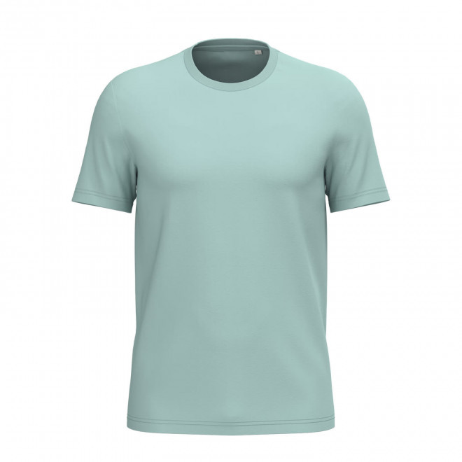 TEE-SHIRT MIXTE PERSONNALISABLE 155G 'LIGNAGE COULEUR' - vert pâle