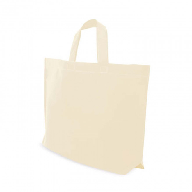 CABAS NON TISSE PERSONNALISABLE 'CORVASO' - creme