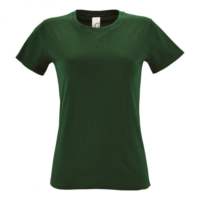 TEE-SHIRT PUBLICITAIRE FEMME 'REGENT' 150 GR/M² - vert bouteille