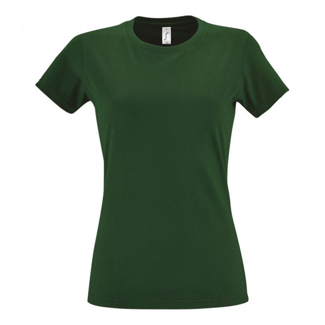 TEE-SHIRT COULEUR FEMME 'IMPERIAL' 190 GR/M² - vert bouteille