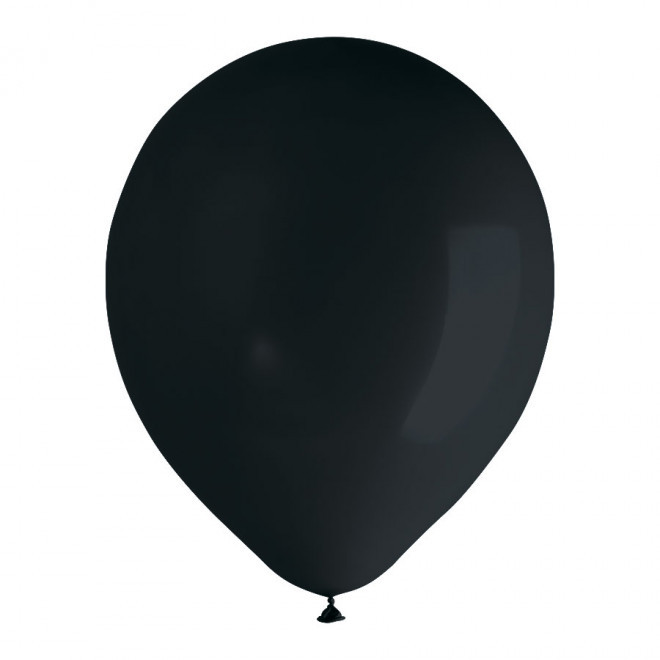 LOT 100 BALLONS DE BAUDRUCHE PUBLICITAIRES ø30 CM 'LUFT' - noir