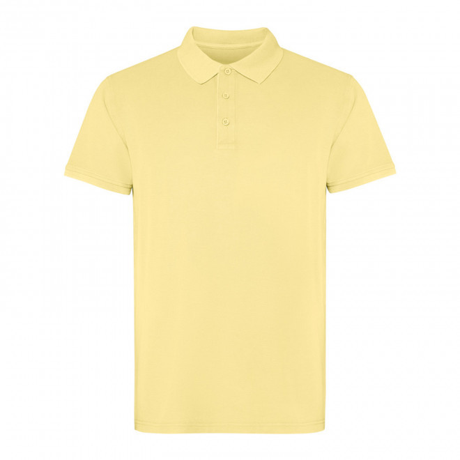 POLO MIXTE PERSONNALISABLE 'COBAIN' - jaune