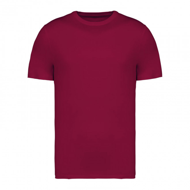TEE-SHIRT MIXTE PERSONNALISABLE 180G COULEUR 'LIGNAGE' - rouge cerise