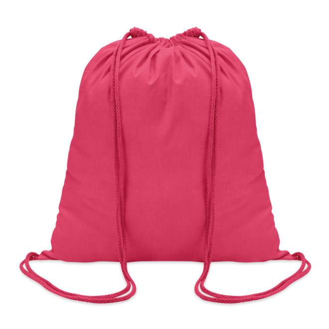 SAC À DOS PUBLICITAIRE EN COTON 'RHIDA COULEUR' 100 GR/M² - rose