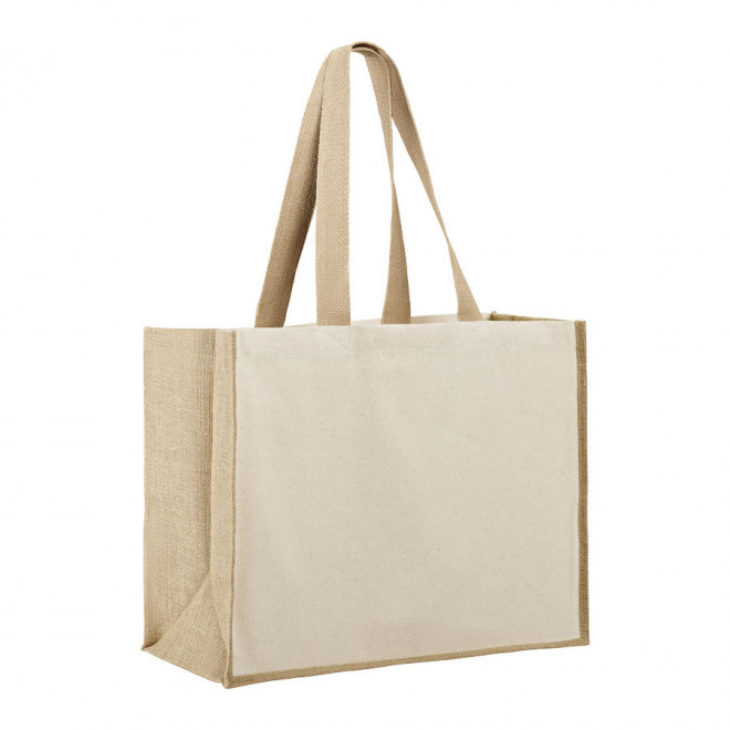 SAC EN JUTE PUBLICITAIRE 'PEREA' - naturel