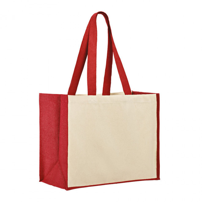 SAC EN JUTE PUBLICITAIRE 'PEREA' - rouge