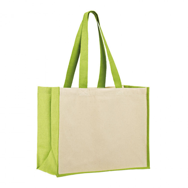 SAC EN JUTE PUBLICITAIRE 'PEREA' - vert