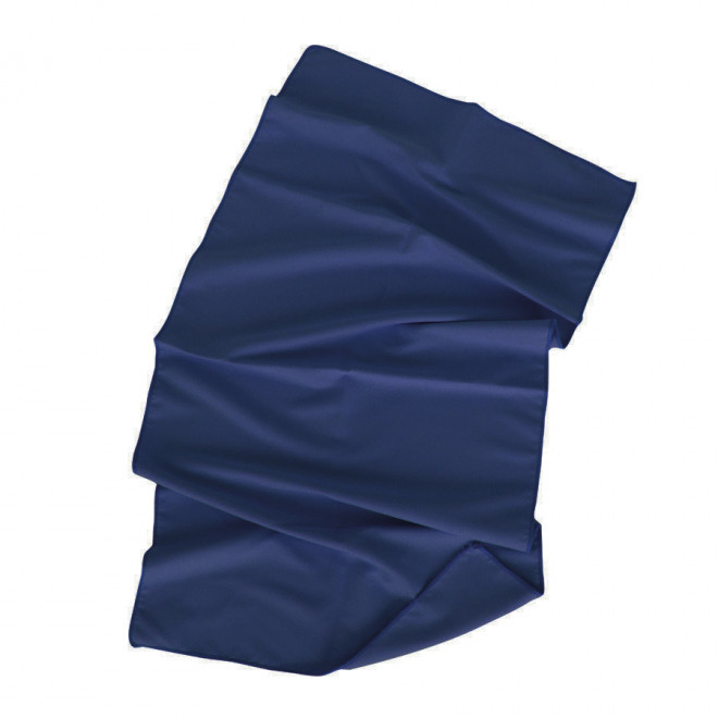 SERVIETTE MICROFIBRE PERSONNALISÉE 50x100 CM 'MELIS - bleu marine