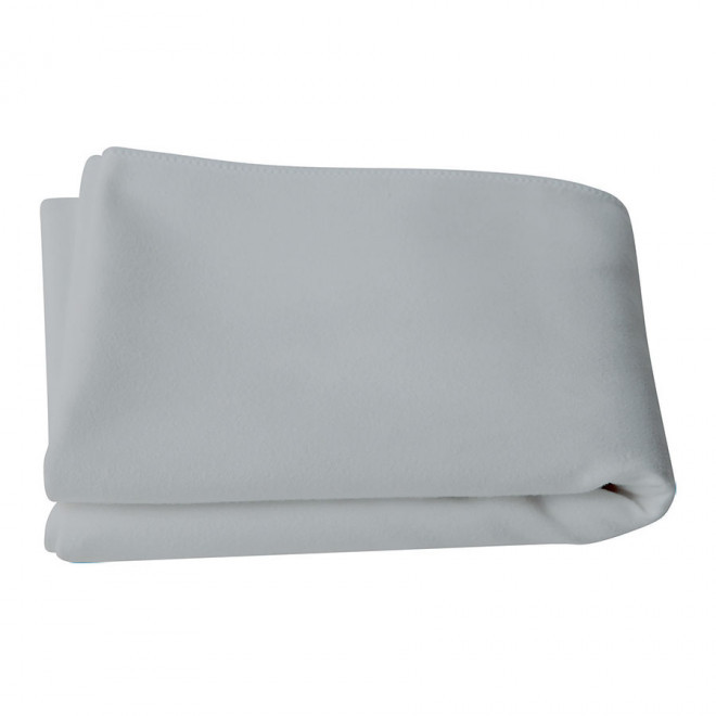 DRAP DE BAIN MICROFIBRE PERSONNALISABLE 100X150 CM 'POLLY'  - gris