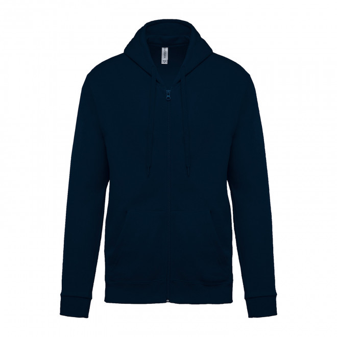 SWEAT-SHIRTPERSONNALISABLE ZIPPE MIXTE 'KARIHOOD ZIPPE' - bleu marine