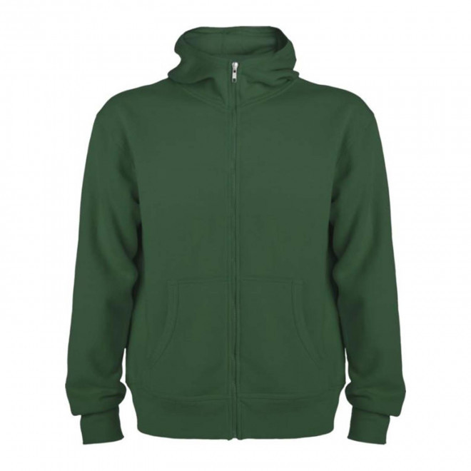 RAPIDE 4J - SWEAT ZIPPE MIXTE PERSONNALISABLE 'RAPHAEL' - vert bouteille