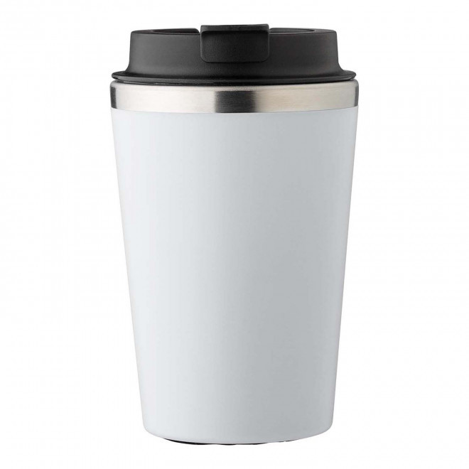 MUG ISOTHERME 350 ML 'TOODI COLOR' - blanc