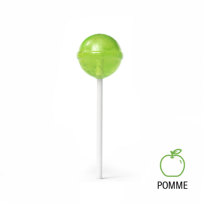 LOT DE 100 SUCETTES BOULES PUBLICITAIRES 'CHIPY' - pomme