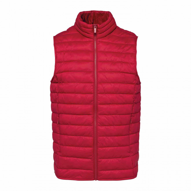 BODYWARMER HOMME PERSONNALISABLE 'INTERVALLE' - rouge