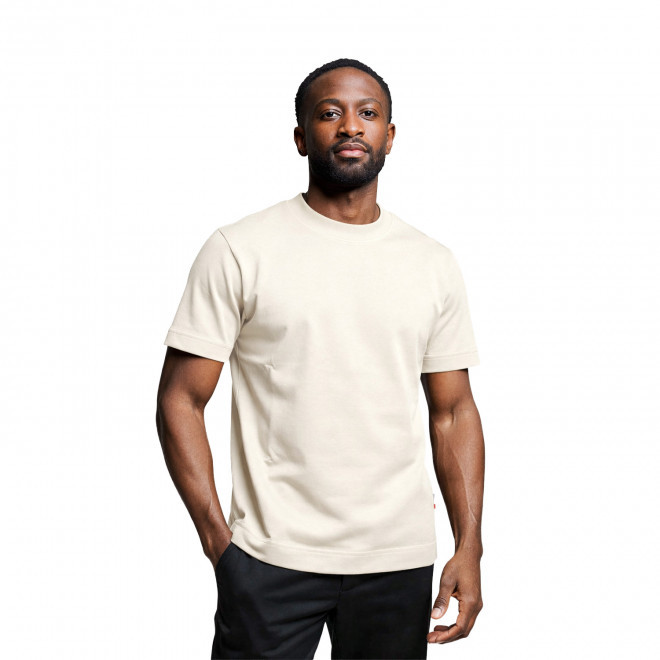 T-SHIRT OVERSIZE HOMME PERSONNALISABLE 'AURELE' - écru