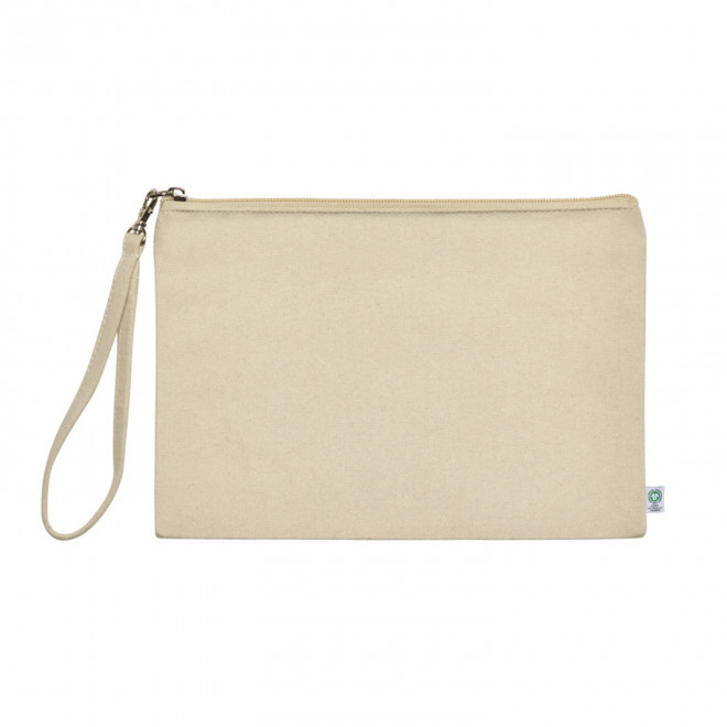 POCHETTE PUBLICITAIRE COTON RECYCLE 'BAMBUIA' - naturel