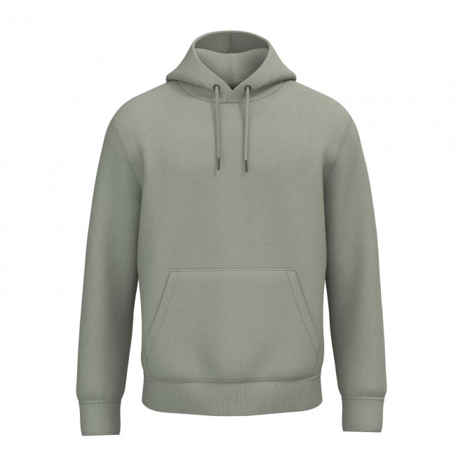 SWEAT-SHIRT MIXTE CAPUCHE PERSONNALISABLE 'NATIF' - gris souris