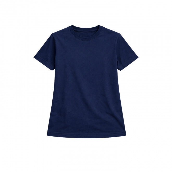 T-SHIRT OVERSIZE PUBLICITAIRE FEMME 'HERSCH' - bleu marine