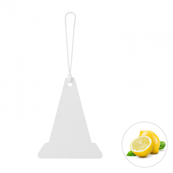 DESODORISANT VOITURE PERSONNALISABLE 'KENDO CONE CHANTIER' - citron