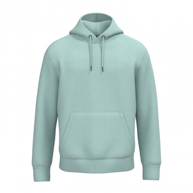 SWEAT-SHIRT MIXTE CAPUCHE PERSONNALISABLE 'NATIF' - vert pâle