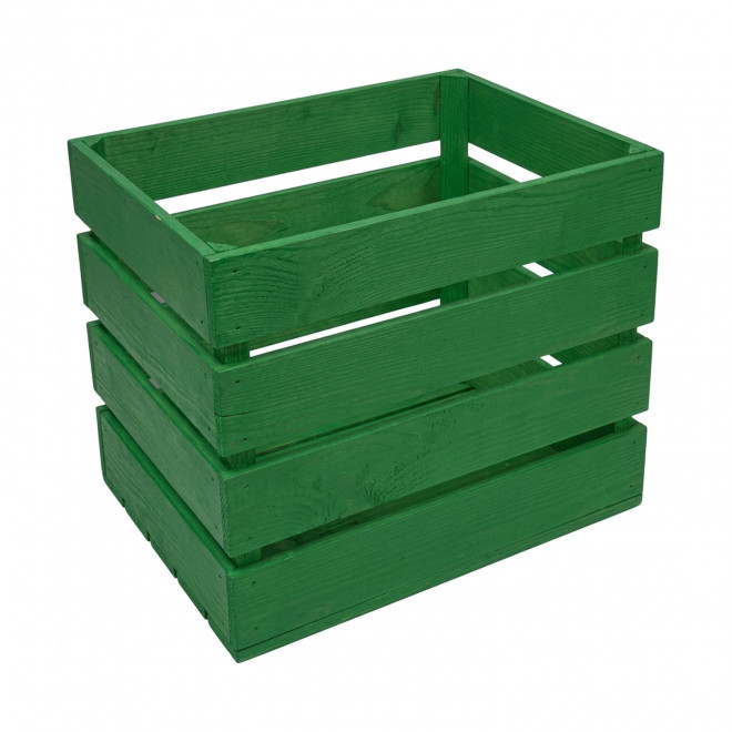 BOITES CAGETTE PERSONNALISABLE EN BOIS 'CREABOIS' - vert