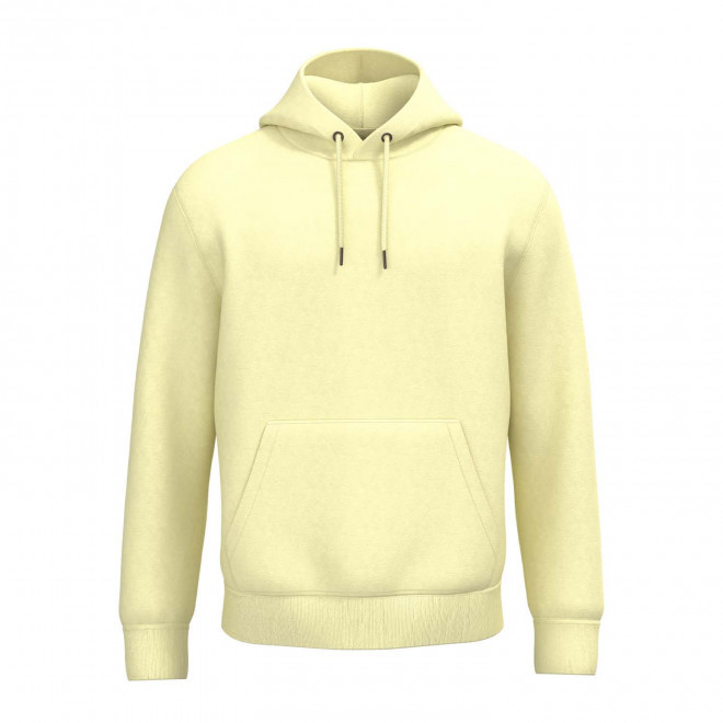 SWEAT-SHIRT MIXTE CAPUCHE PERSONNALISABLE 'NATIF' - jaune givré