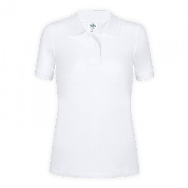 POLO FEMME PERSONNALISABLE BLANC 'TERIM 180' - blanc
