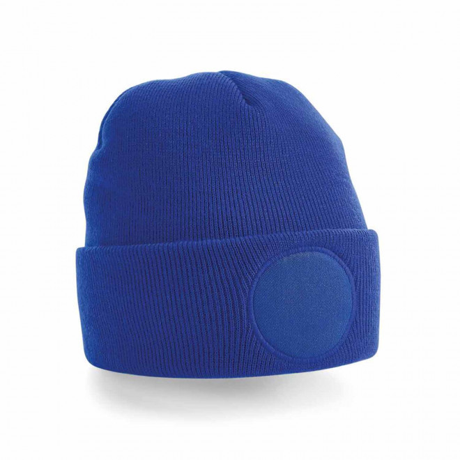 BONNET REVERS PERSONNALISABLE 'CAPELINO PATCH ROND' - bleu royal