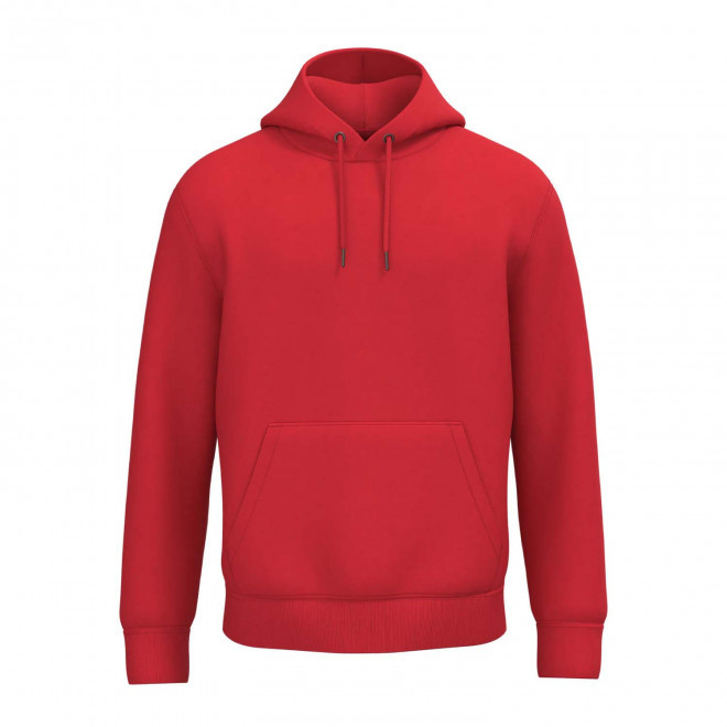 SWEAT-SHIRT MIXTE CAPUCHE PERSONNALISABLE 'NATIF' - rouge vif