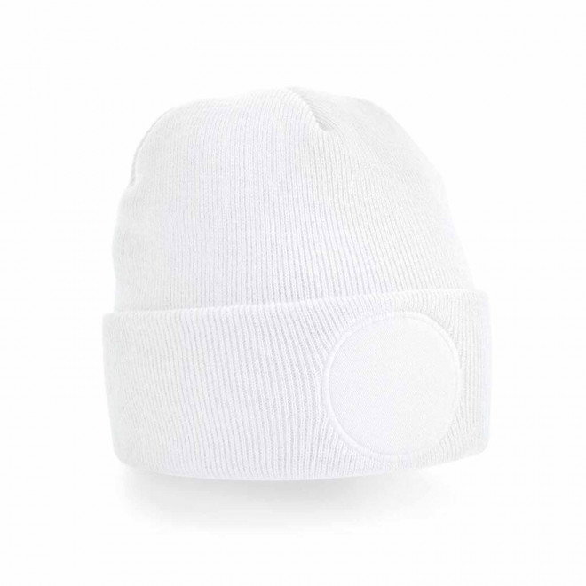 BONNET REVERS PERSONNALISABLE 'CAPELINO PATCH ROND' - blanc