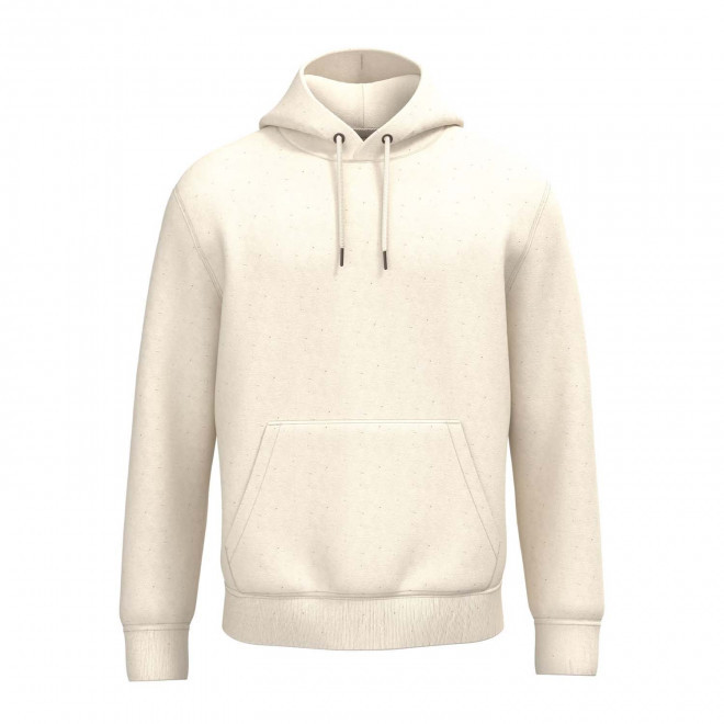 SWEAT-SHIRT MIXTE CAPUCHE PERSONNALISABLE 'NATIF' - crème