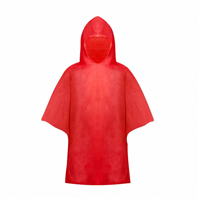 PONCHO ENFANT PERSONNALISABLE 'MONTELLA' - rouge