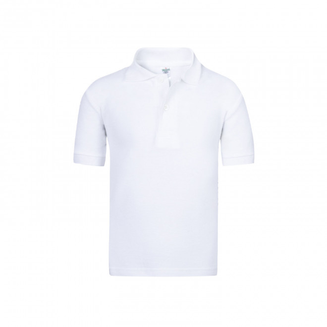 POLO ENFANT PERSONNALISABLE BLANC 'TERIM 180' - blanc