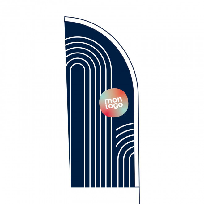 TOILE DE REMPLACEMENT PERSONNALISABLE 'BANDERA' - forme plume