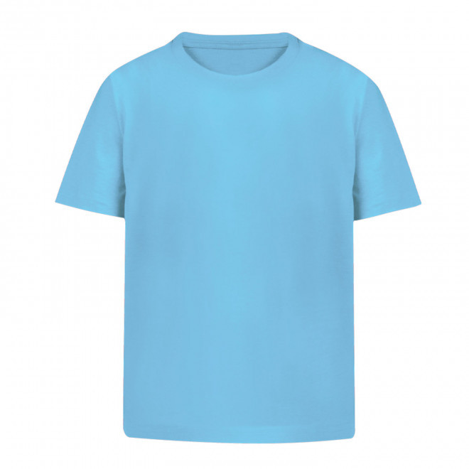 TEE-SHIRT ENFANT COULEUR PERSONNALISABLE 'NAYA' 160GM² - bleu clair