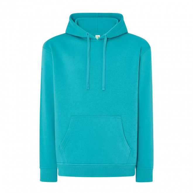 SWEAT-SHIRT MIXTE CAPUCHE JHK PERSONNALISABLE 'CORE 290' - bleu turquoise