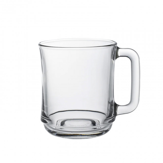 MUG EN VERRE PERSONNALISE DURALEX 31CL 'LYS' - transparent
