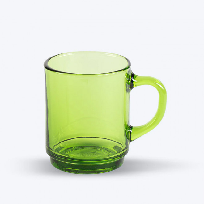 MUG PUBLICITAIRE EN VERRE DURALEX 26CL 'VERSAILLES' - vert