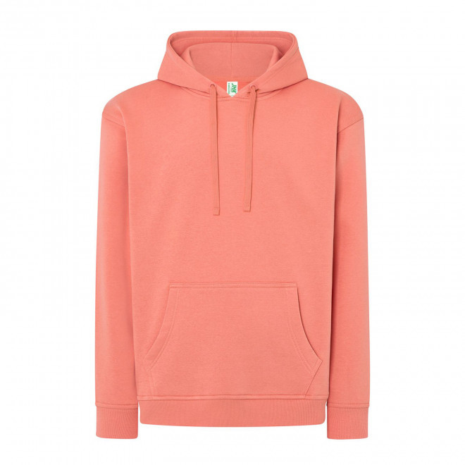 SWEAT-SHIRT MIXTE CAPUCHE JHK PERSONNALISABLE 'CORE 290' - corail