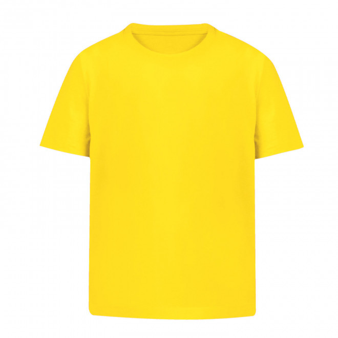 TEE-SHIRT ENFANT COULEUR PERSONNALISABLE 'NAYA' 160GM² - jaune